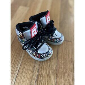 Reebok X Marvel High Top Iron Man Superheroes Sneakers Sz 5 US Toddler​​…​​​